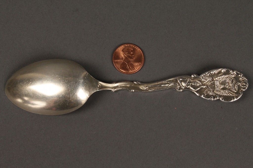 Lot 626: Black Americana Sterling Souvenir Spoon