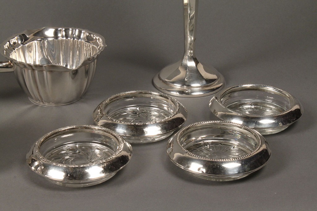 Lot 640: Lot of 7 Sterling Table Items