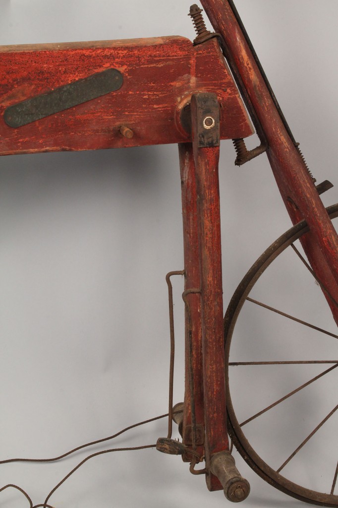 Lot 677: Early Mergomobile Wooden Bicycle