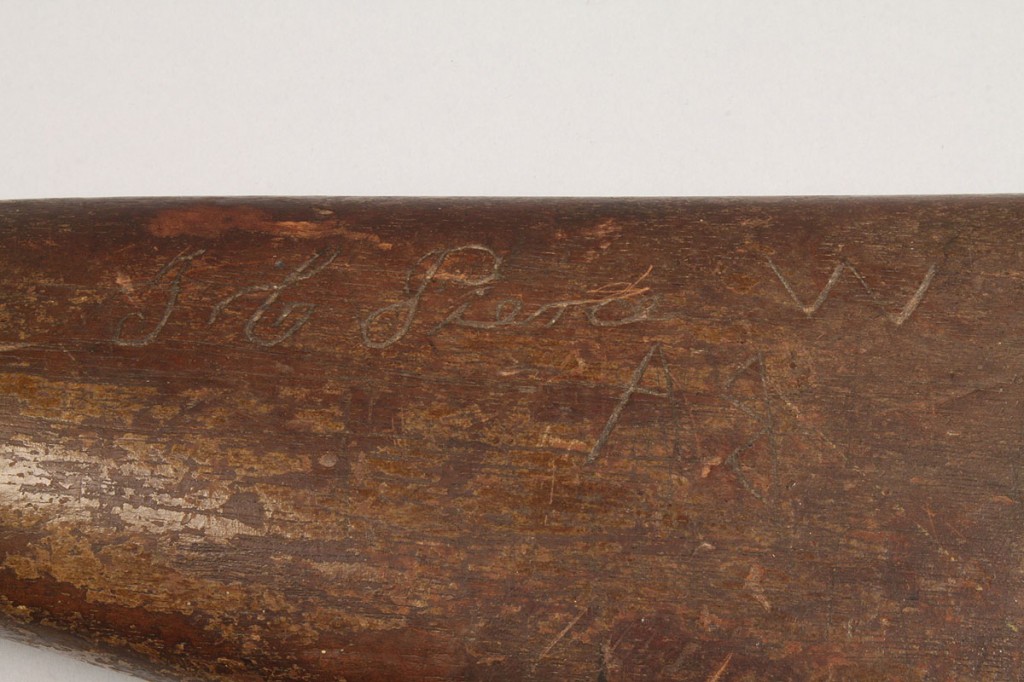 Lot 68: Barnett Pattern 1856 Enfield Carbine, horse carving
