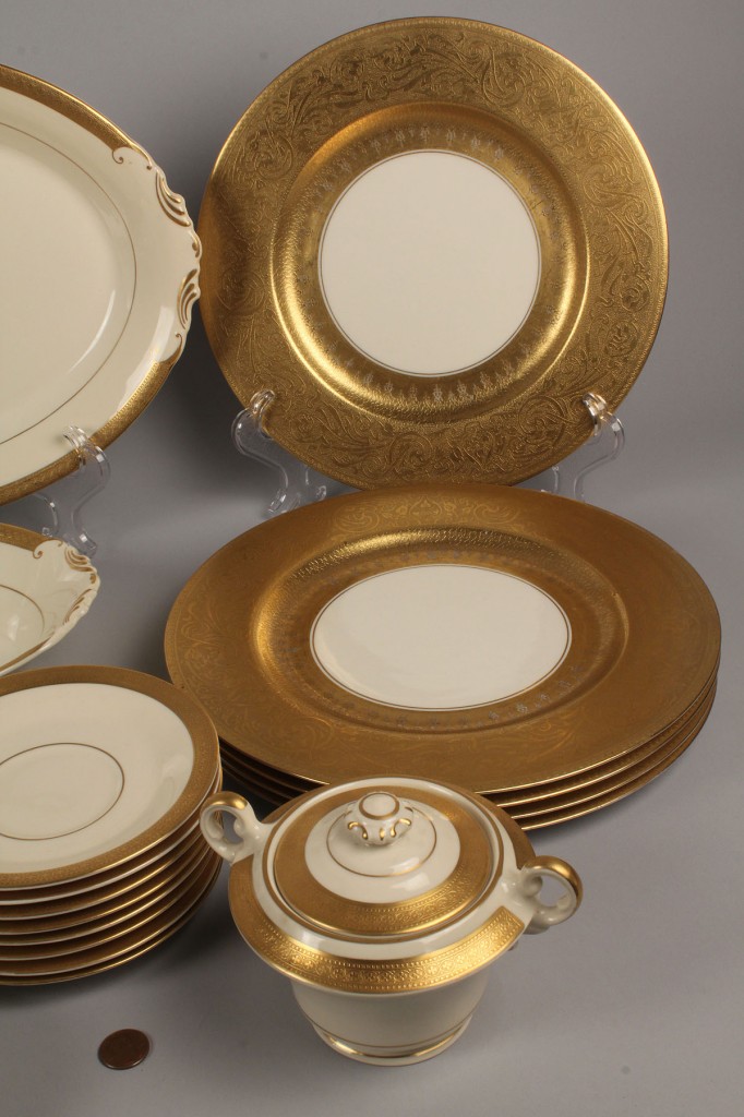 Lot 705: Lot of Porcelain Dinnerware, Various Makers