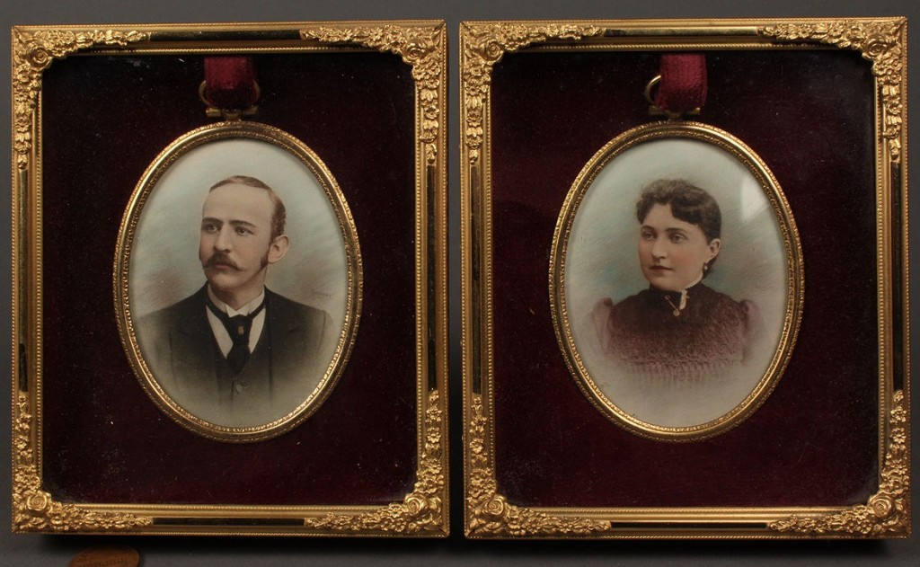 Lot 71: Pair of Tennessee Fort family portraits by Calvert