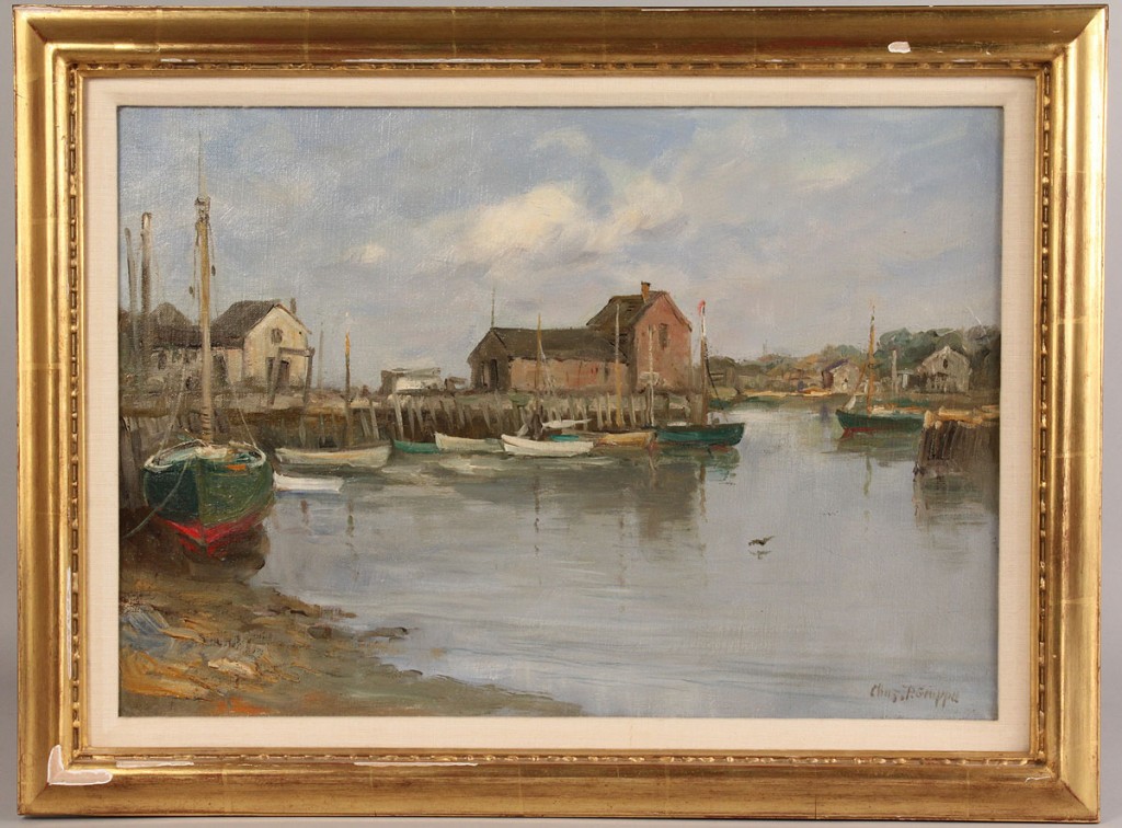 Lot 87: Charles P. Gruppe Oil on Canvas