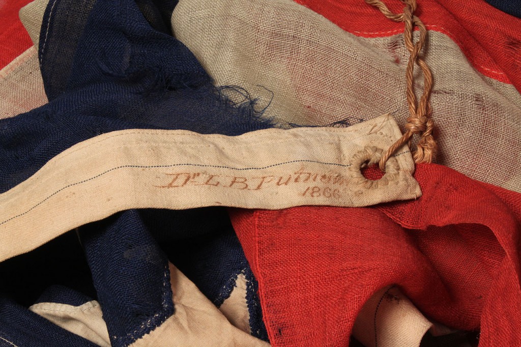 Lot 12: 35-Star American Flag, dated 1866