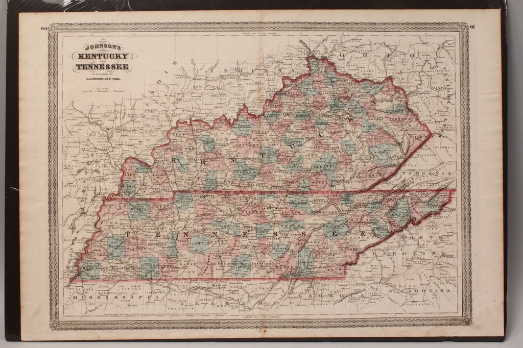 Lot 13: Lot of 3 Maps, TN and KY
