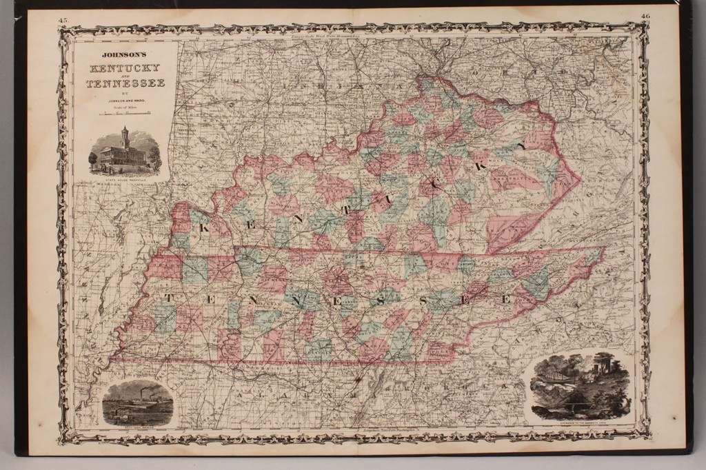 Lot 13: Lot of 3 Maps, TN and KY