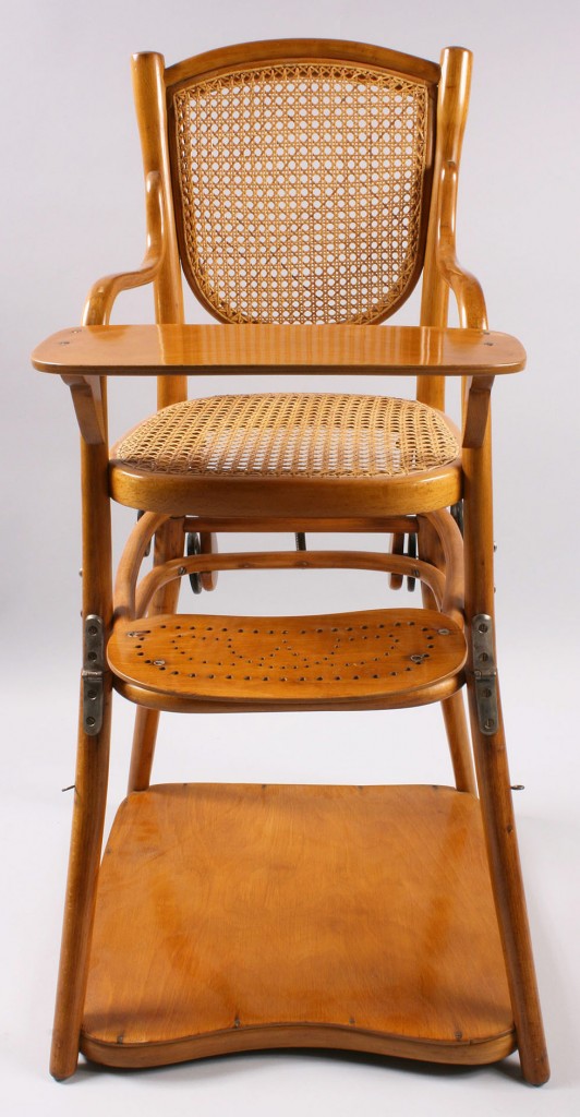 Lot 149: Thonet Bentwood Model #4 Child's Carriage Chair