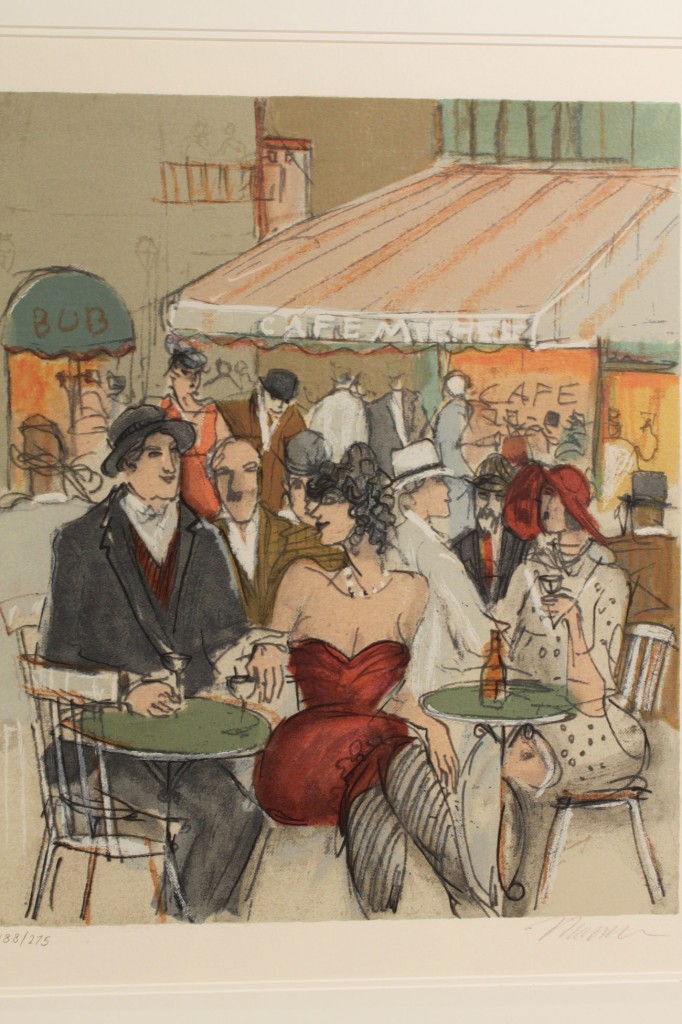 Lot 164: Issac Maimon framed lithograph