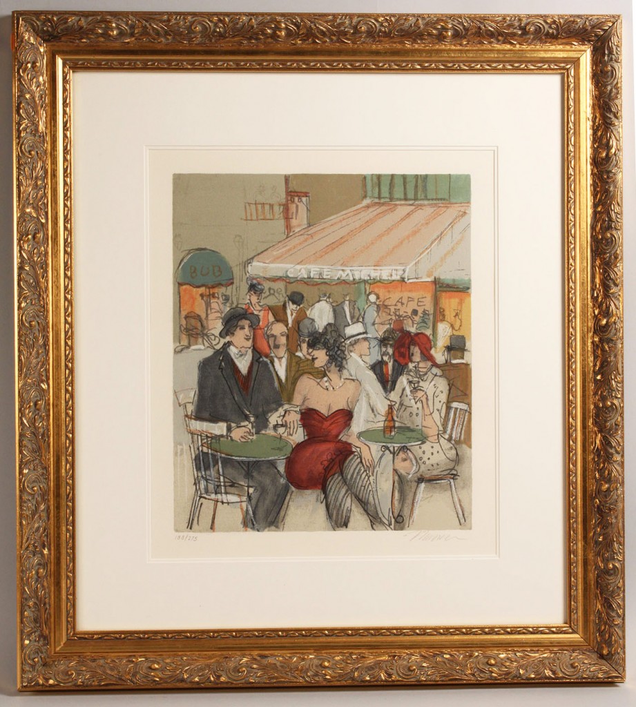 Lot 164: Issac Maimon framed lithograph