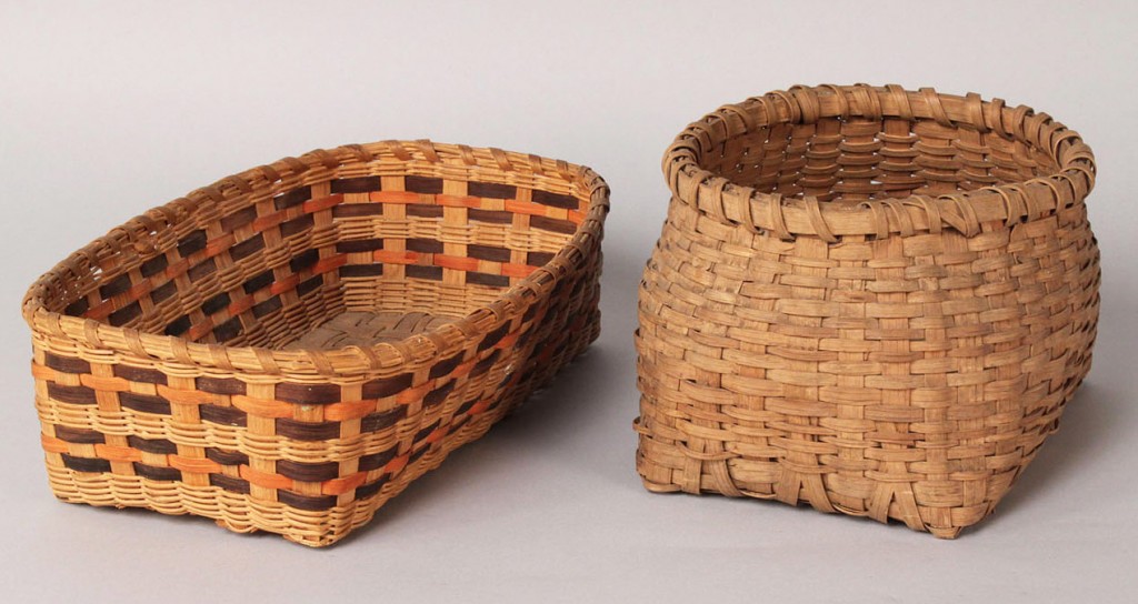 Lot 204: Lot of 2 Cherokee Baskets