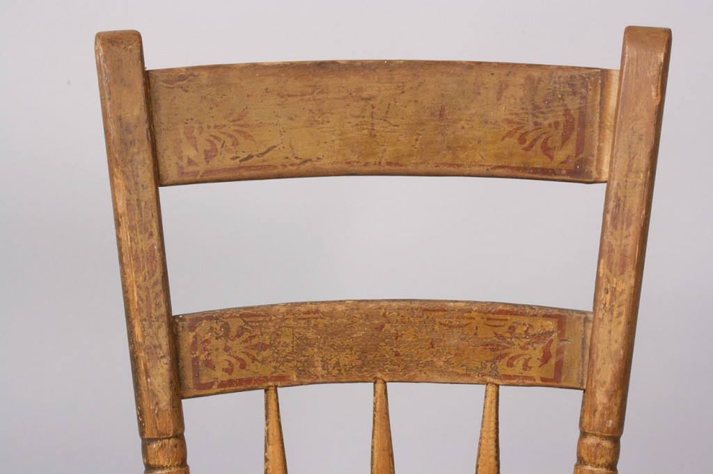 Lot 210: Pair of Middle TN Arrowback Windsor Chairs