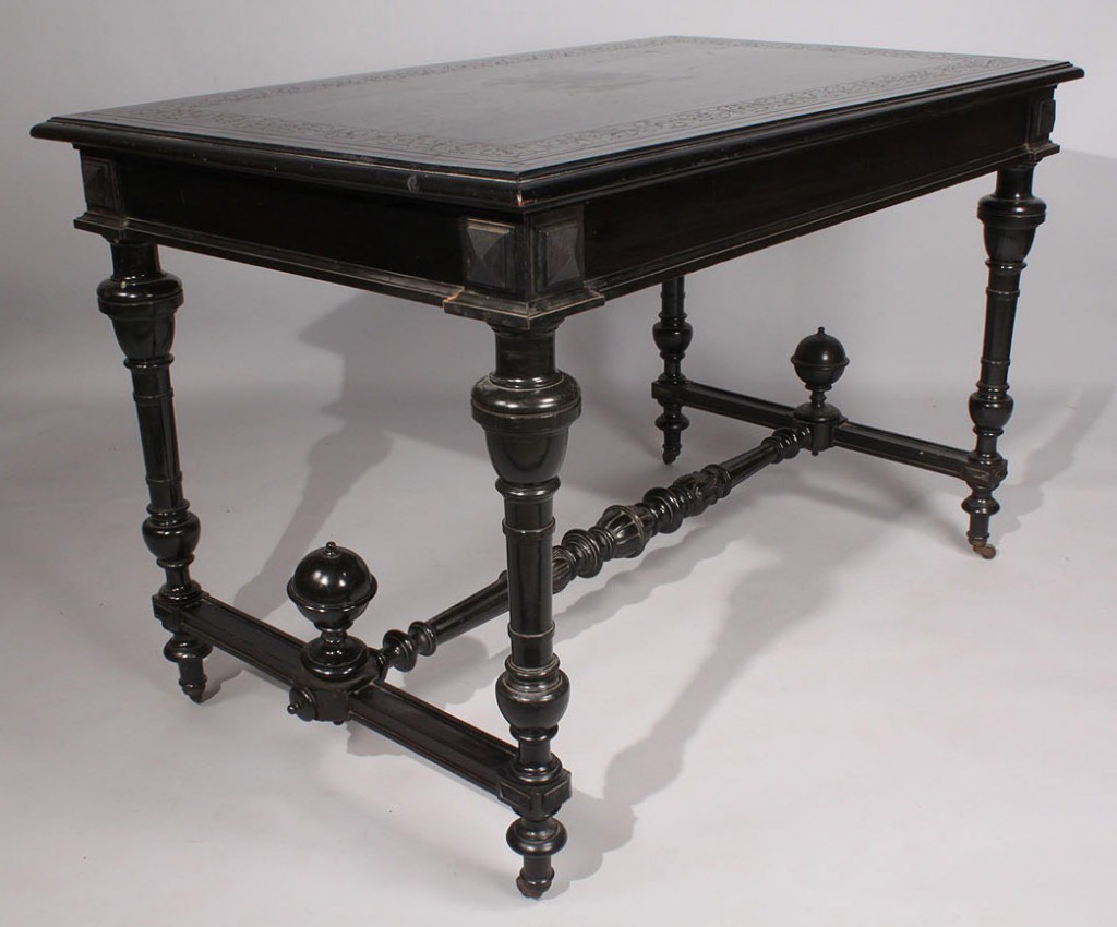 Lot 218: Aesthetic Movement Library Table
