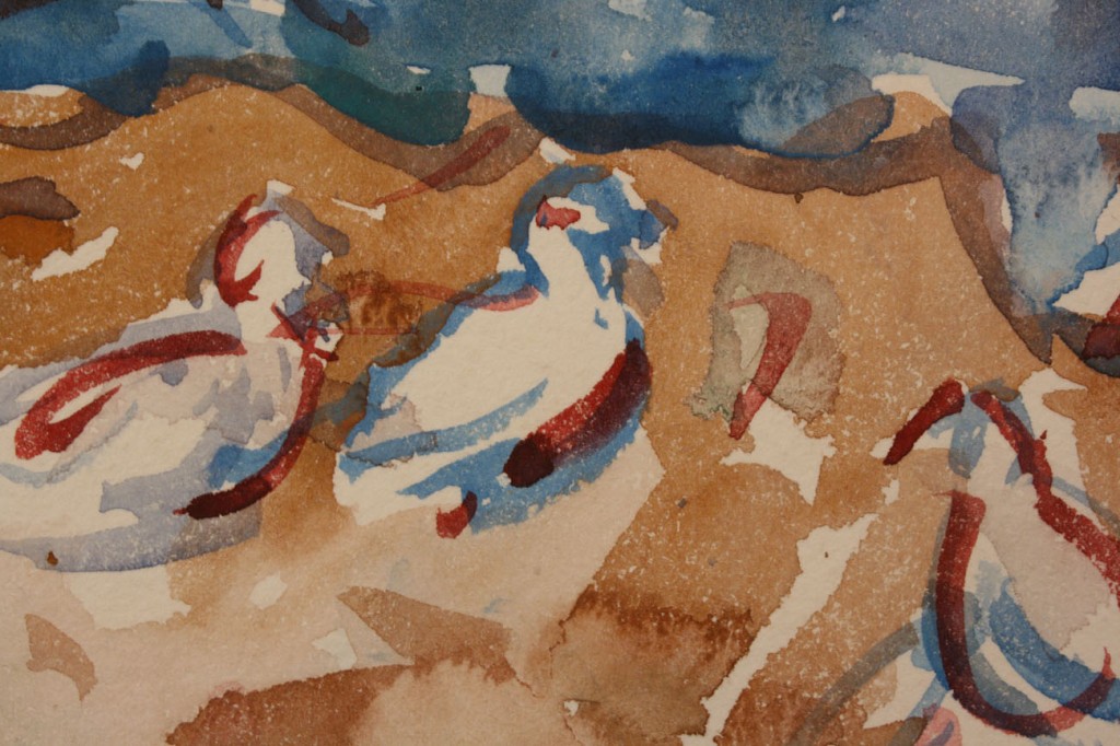 Lot 272: Maurice Prendergast watercolor seascape