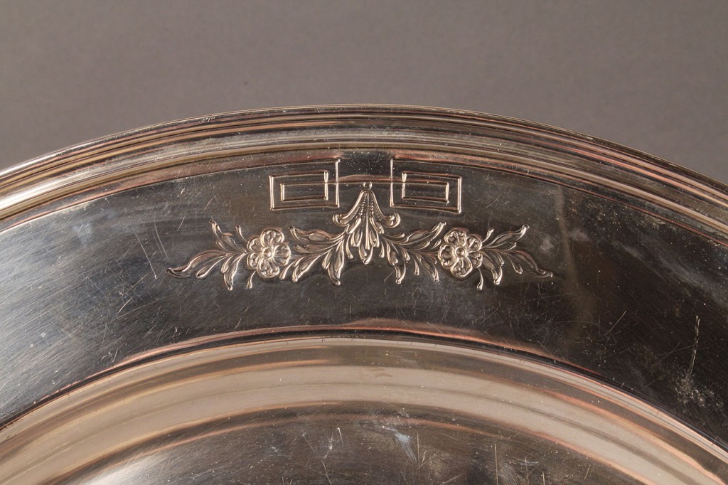 Lot 307: Sterling Silver Round Tray or Charger