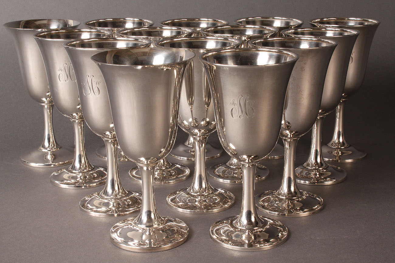 STERLING Water Goblet 4646326 Wallace 16 