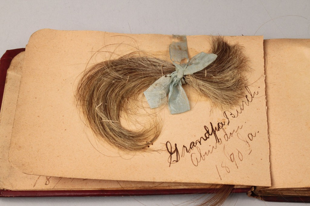 Lot 323: Victorian Hair Album, Southern