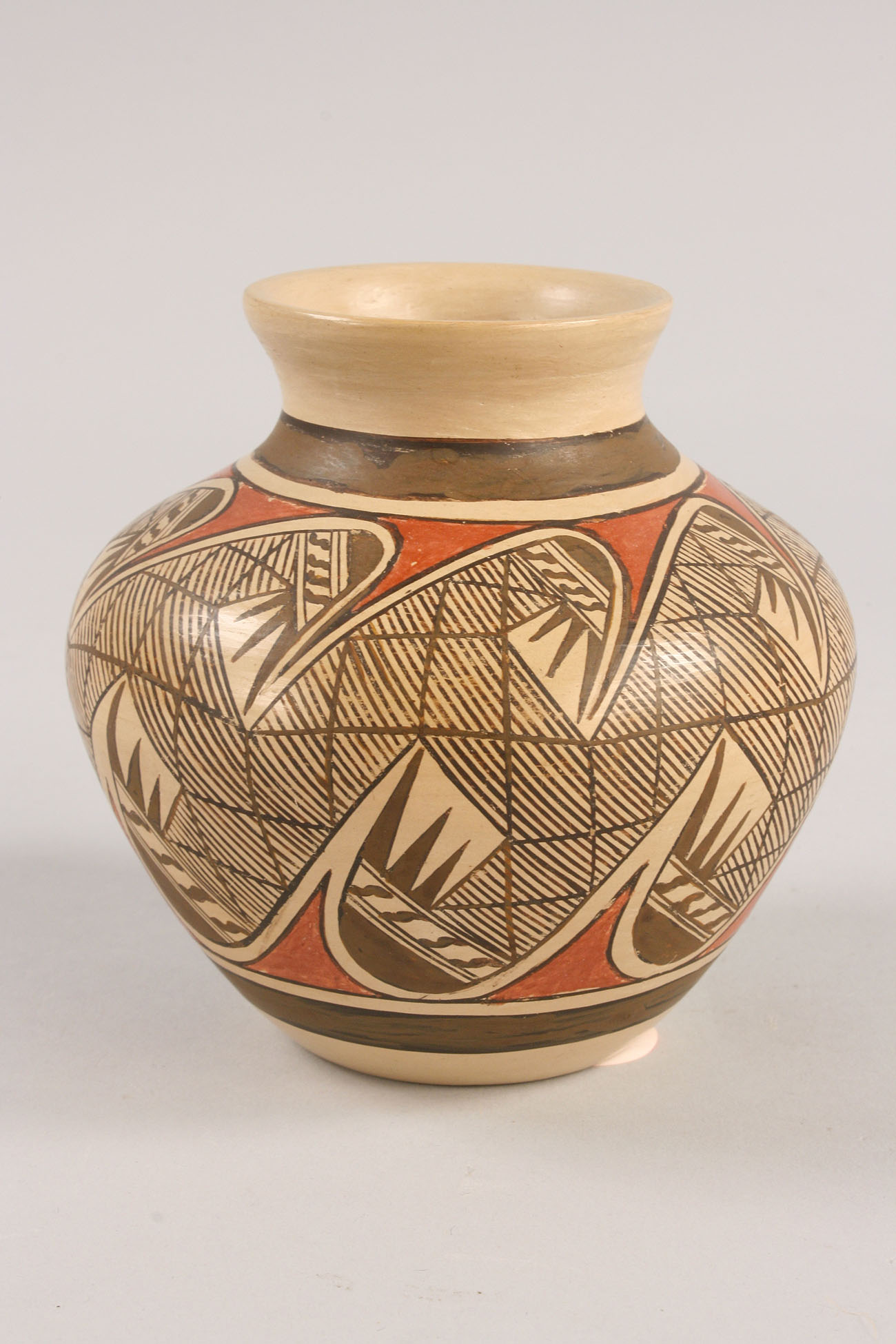 Lot 366: Three Southwest Indian pottery items