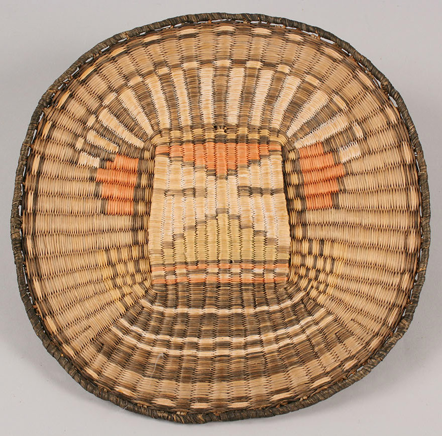 Lot 370: Five Native American Basket Weavings