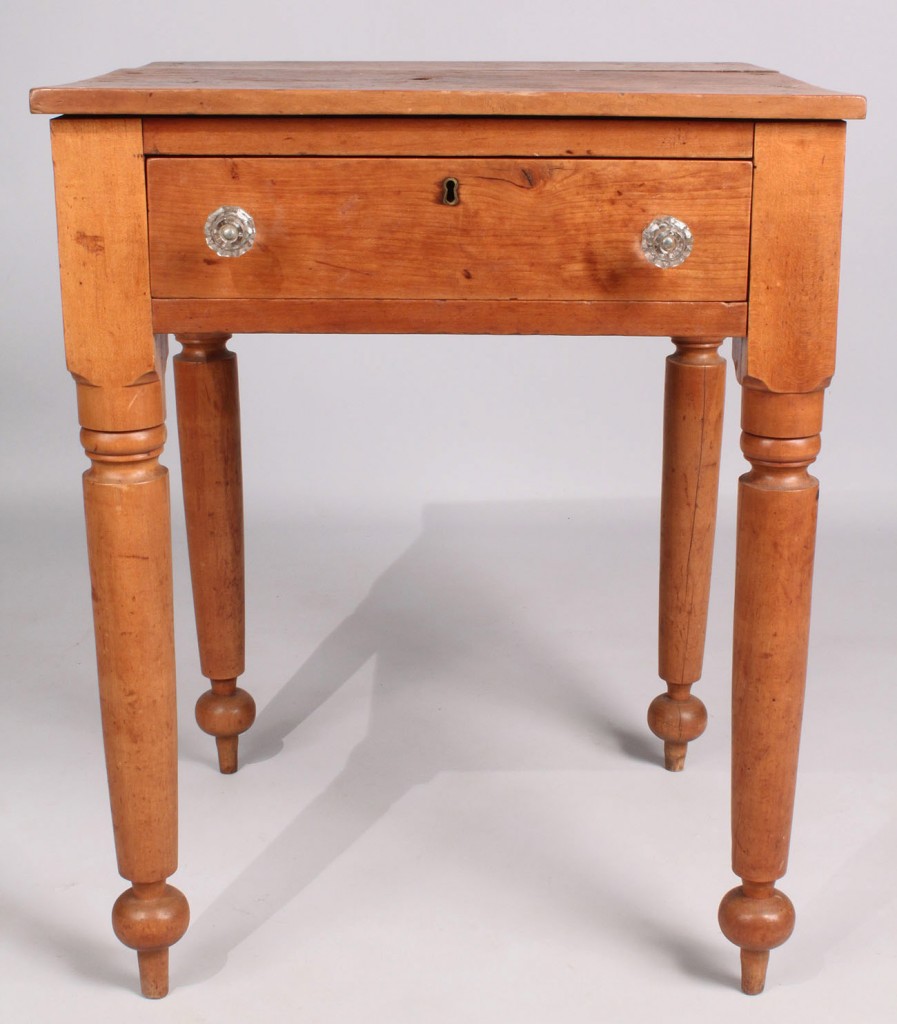 Lot 38: Middle TN Cherry One Drawer Stand