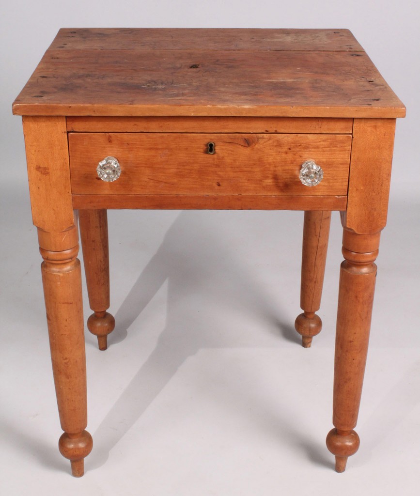 Lot 38: Middle TN Cherry One Drawer Stand