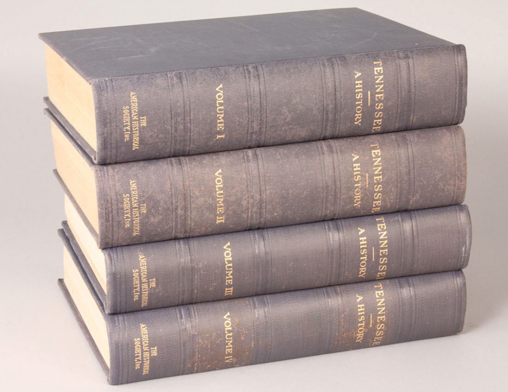 Lot 3: 4 Volume Set, "Tennessee, A History"