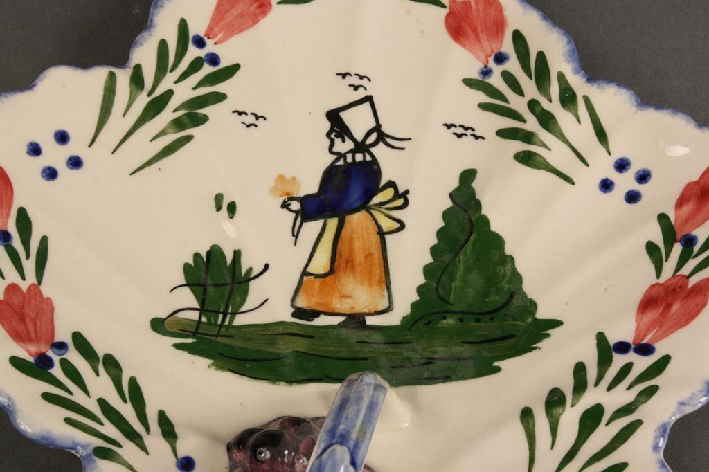 Lot 412: Blue Ridge Porcelain, "French Peasant" pattern, 19