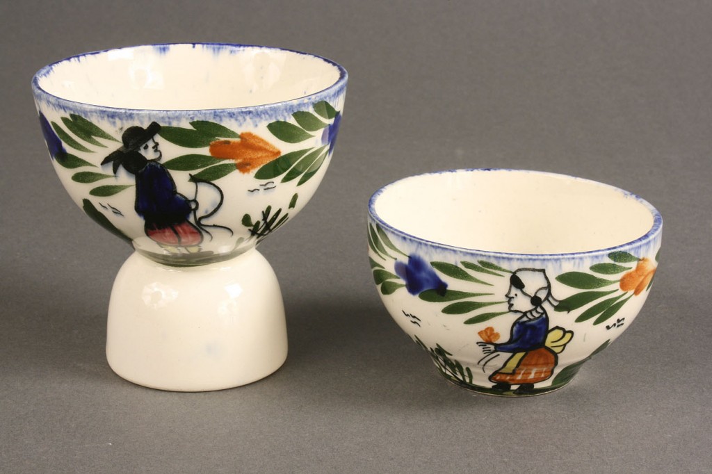 Lot 414: Blue Ridge Porcelain, "A la Mode" pattern, 32 piec