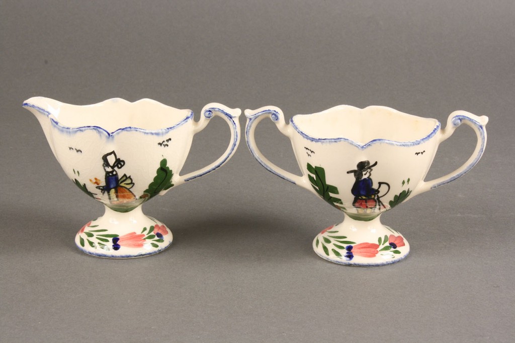 Lot 418: Blue Ridge Porcelain, "French Peasant" pattern, 29