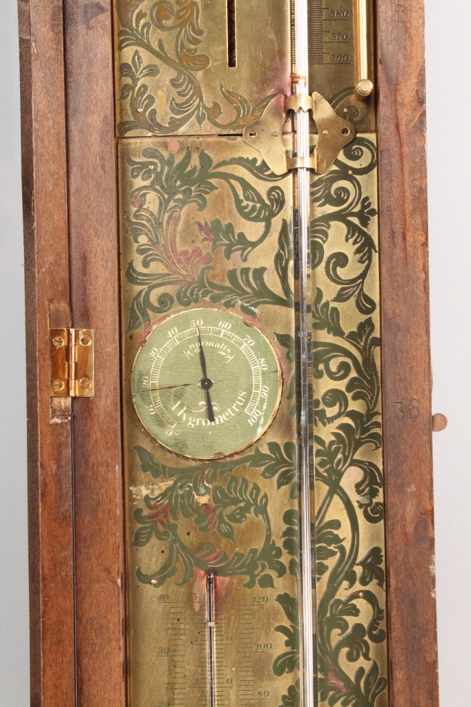 Lot 421: Continental Brass Wall Barometer