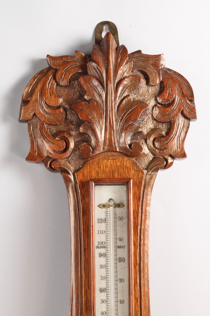 Lot 422: Victorian Oak Barometer
