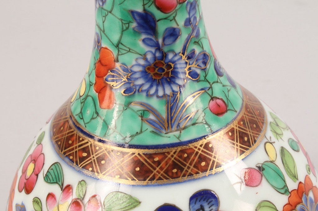 Lot 447: Clobbered Chinese Vase, 18th century