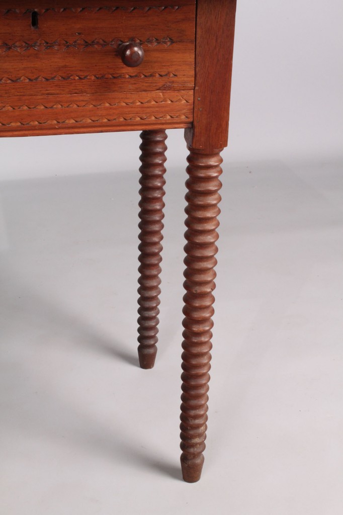 Lot 44: Middle TN Walnut One Drawer Stand