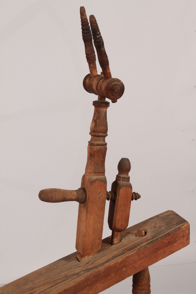 Lot 476: Southern Spinning Wheel, 19th c.