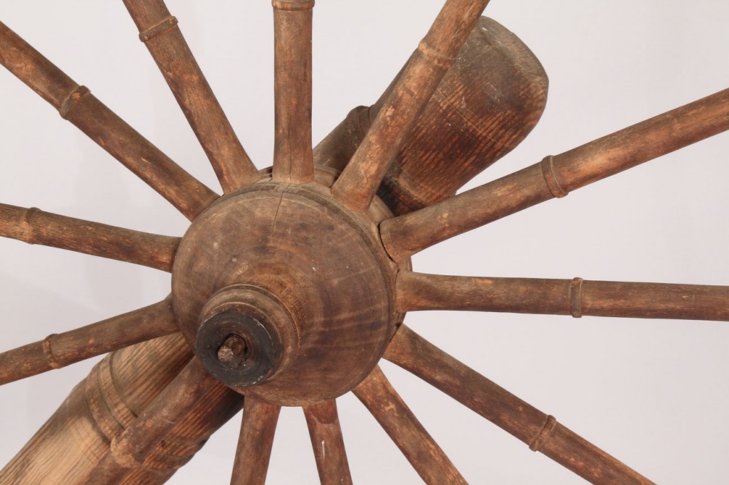 Lot 476: Southern Spinning Wheel, 19th c.