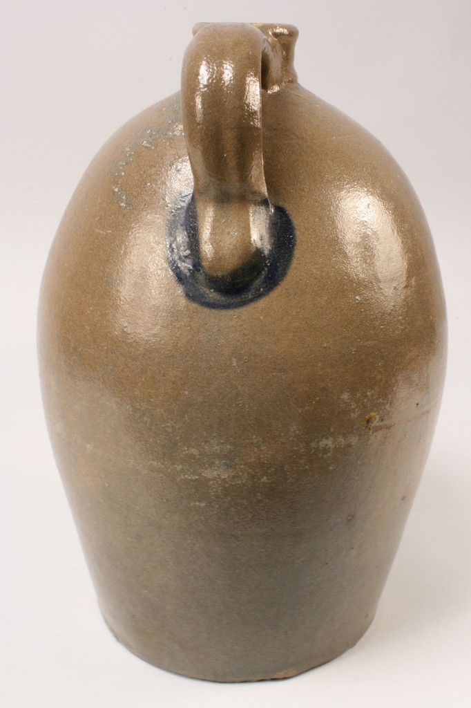 Lot 481: Beaver PA Cobalt Decorated Stoneware Jug