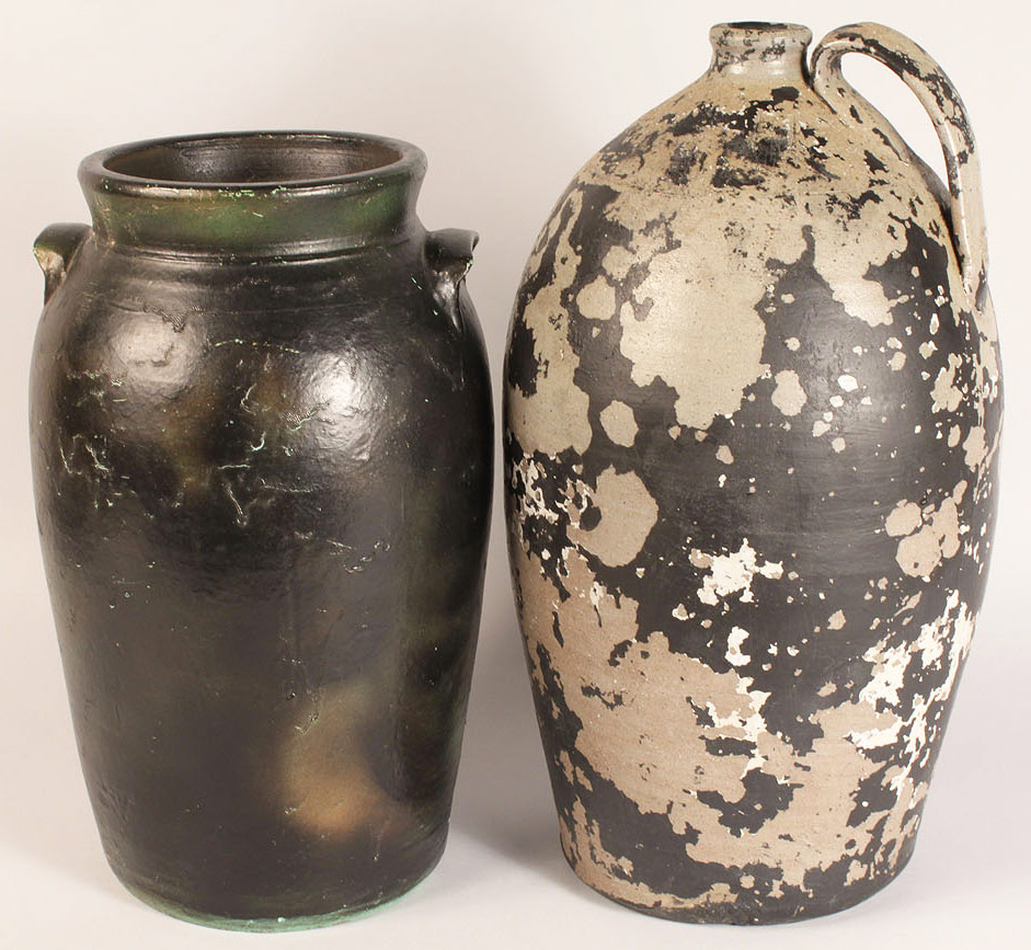 Lot 497: Lot of 2 Middle TN Pottery items
