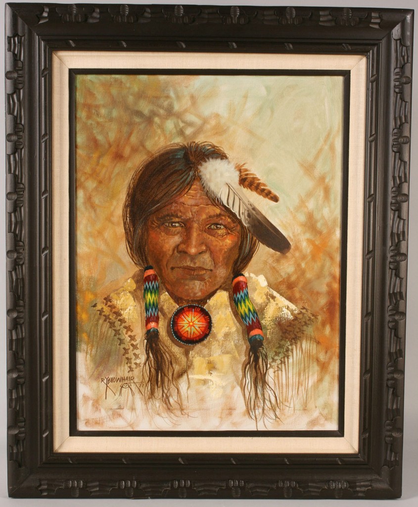 Lot 516: Navajo chief by Robert Yellowhair