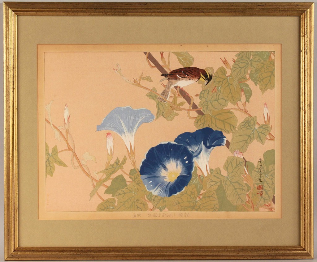Lot 543: 3 Japanese Woodblock Prints, Tsuchiya Rakusan