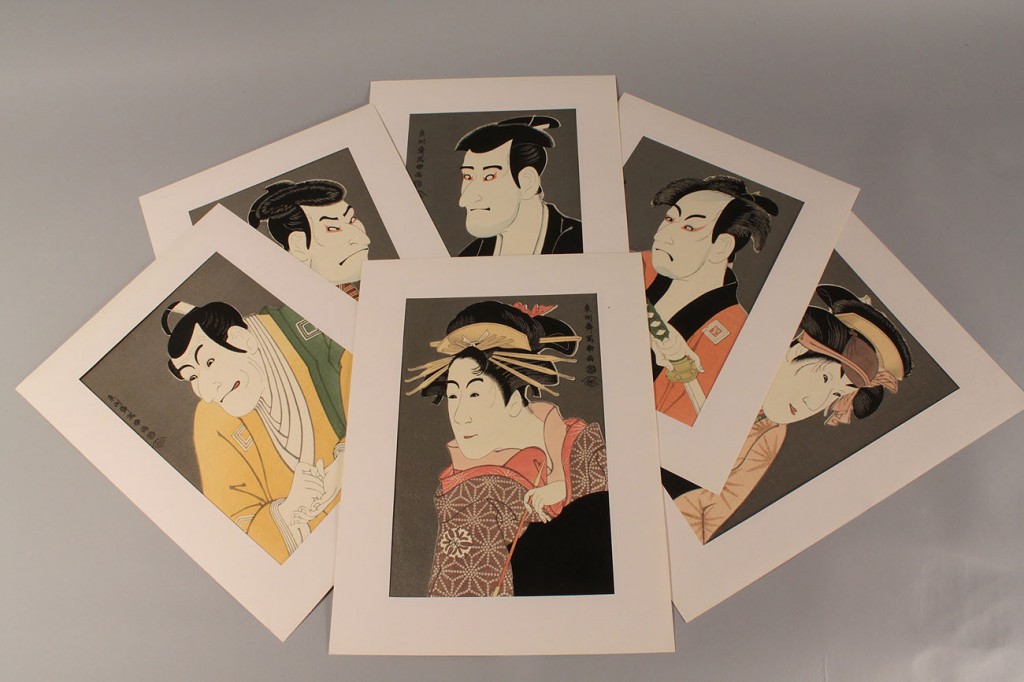 Lot 544: 2 sets of Japanese Wood Block Prints