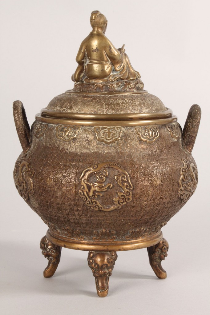 Lot 547: Asian Bronze Censer