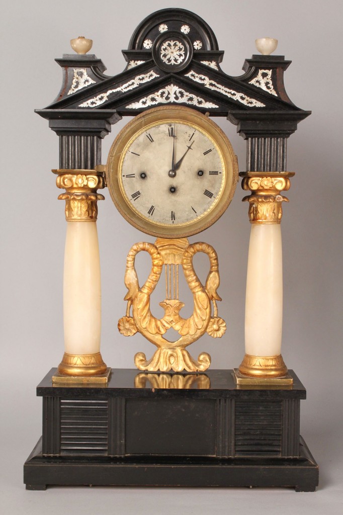 Lot 558: French Classical Music Clock