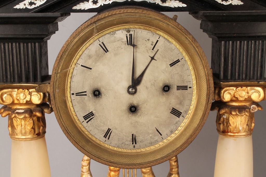 Lot 558: French Classical Music Clock