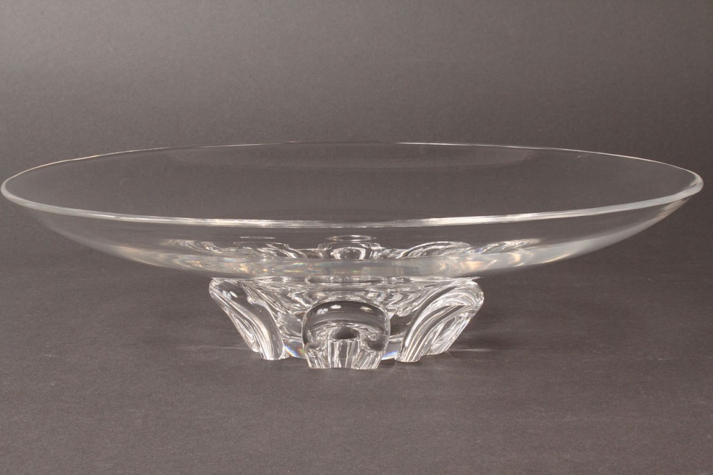 Lot 560: Steuben Glass footed Bowl