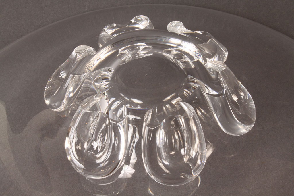 Lot 560: Steuben Glass footed Bowl