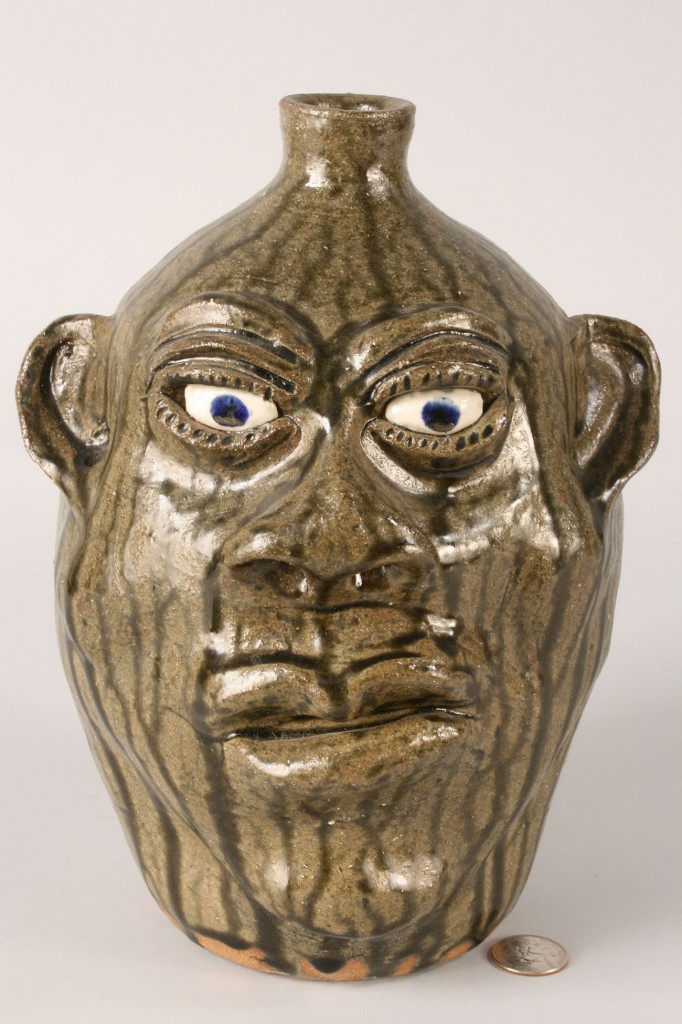 Lot 58: Cleater Meaders Face Jug