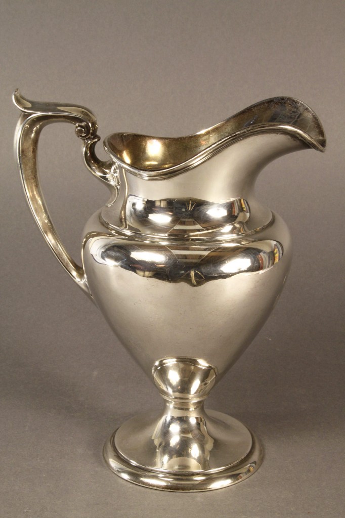 Lot 591: Gorham Sterling Silver water pitcher