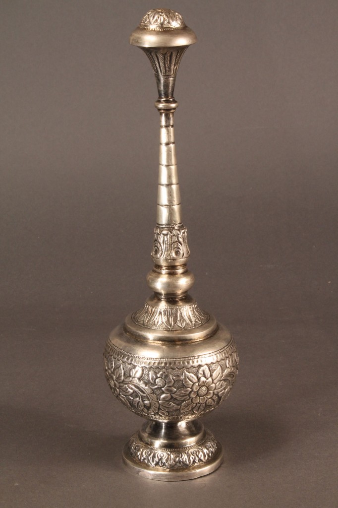 Lot 601: Lot of Two Persian Silver Items