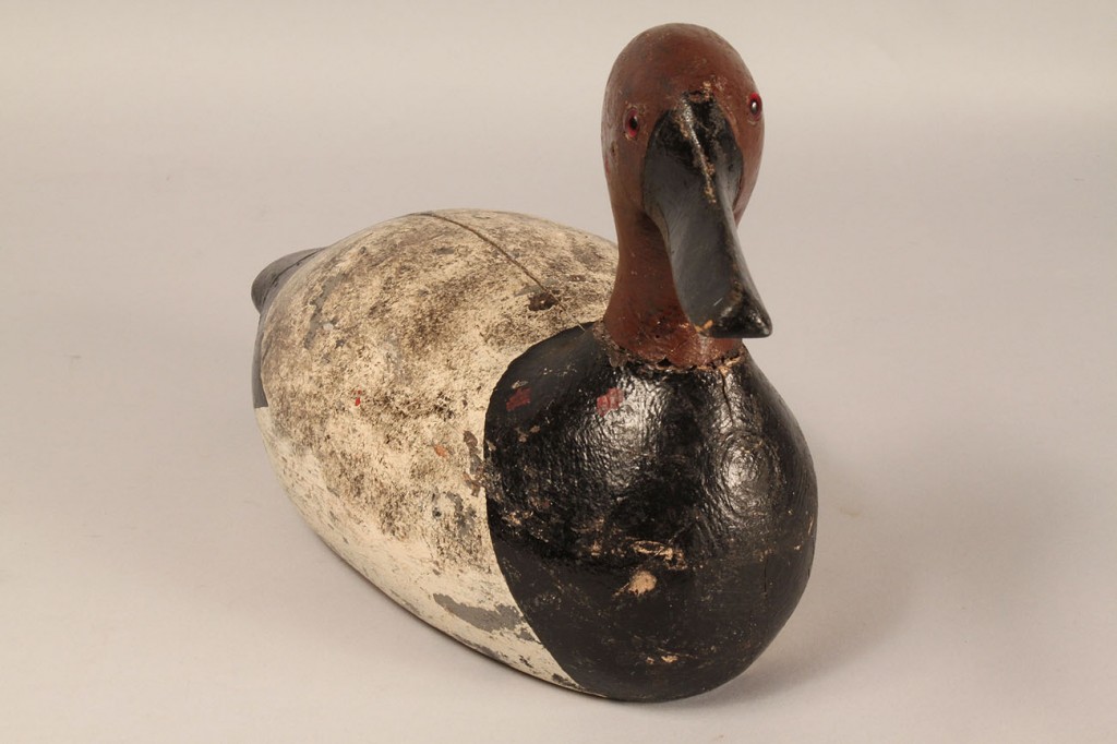 Lot 626: Carved and Painted Duck Decoy
