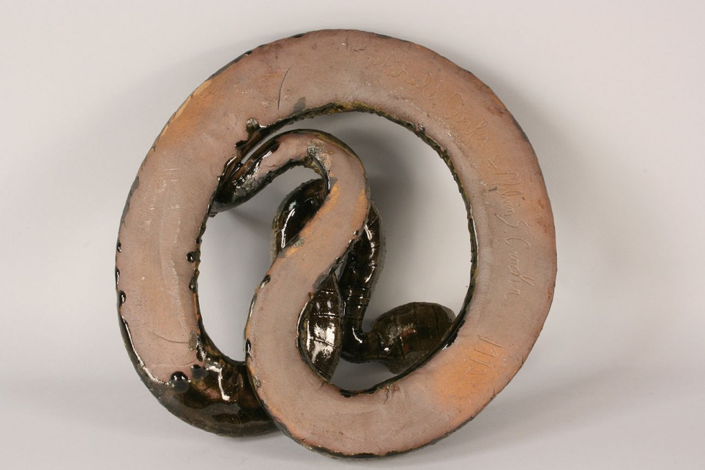 Lot 63: Crocker Stoneware Rattlesnake