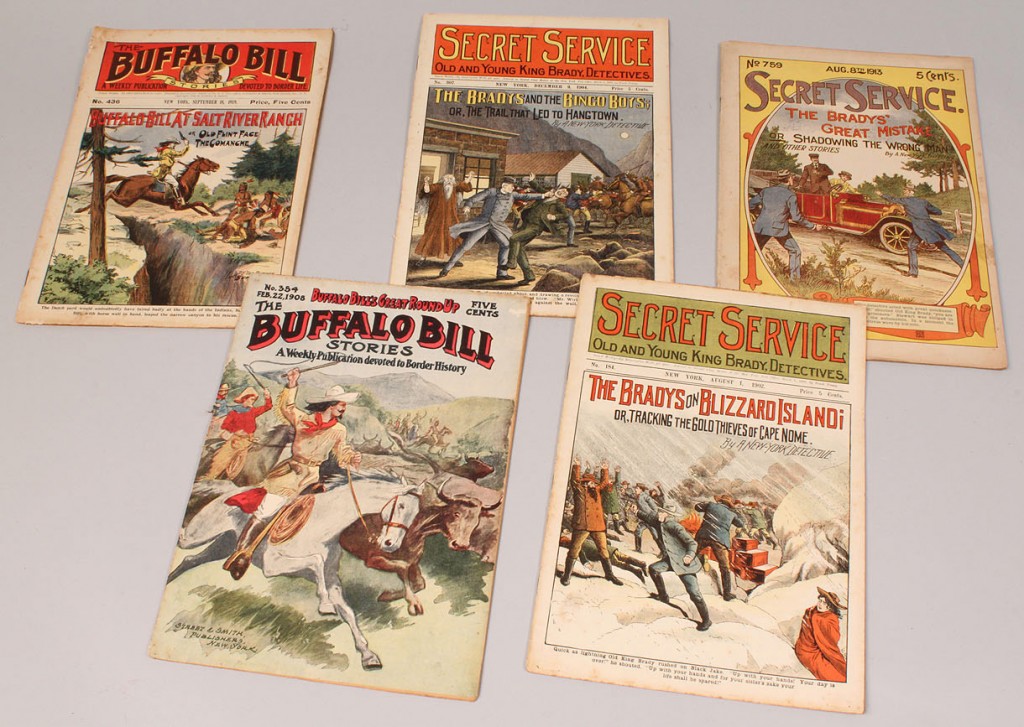 Lot 668: Lot of 5 Magazines, Secret Service & Buffalo Bill